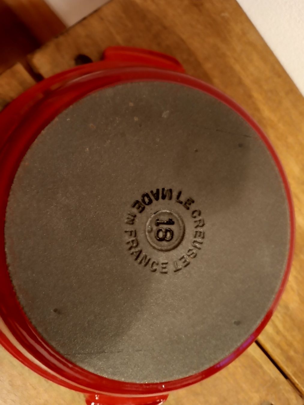 Le Creuset Pentole: Gusseisentopf Bräter 18cm Le Creuset – Usato da Prez-vers-Siviriez venduto da Monija70 2