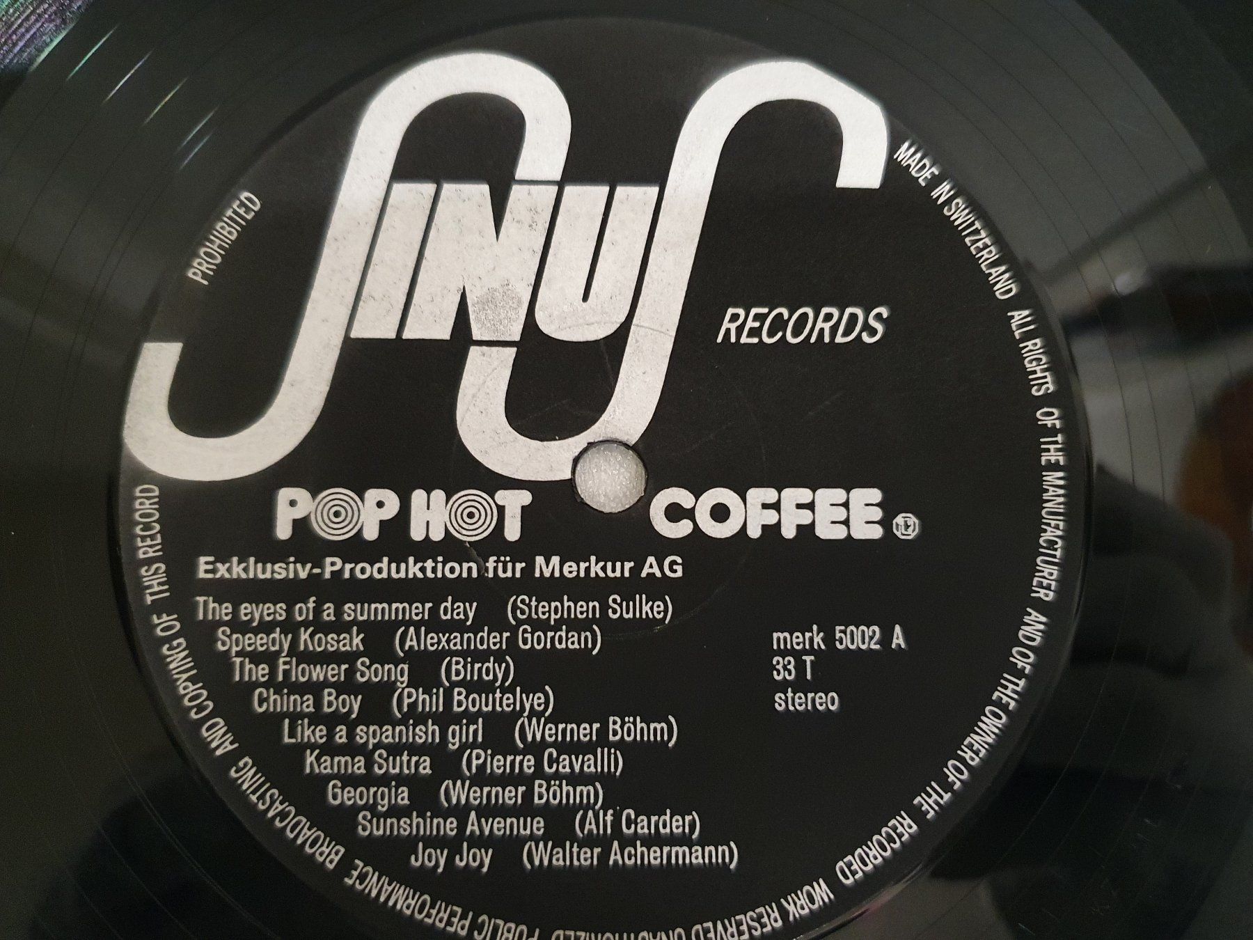 Dischi in vinile: Pop Hot Coffee – Usato da Uster venduto da Vinyl-Leidenschaft 3