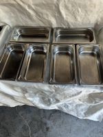 GN 1/3 - 100 Behälter Blanco Edelstahl 6 Stück 