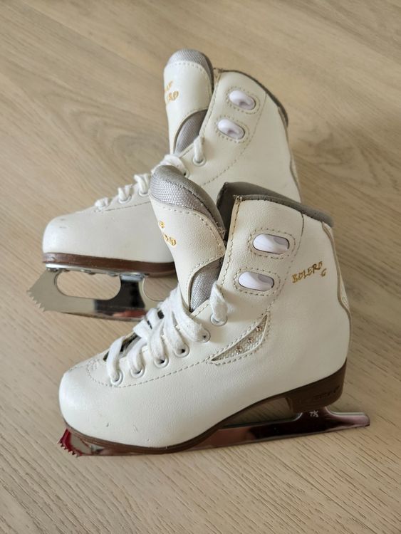 Patins à Glace Graf Bolero Crystal Pour Filles - Taille EUR 33, Pointure 2, Blanc, Pour Débutantes