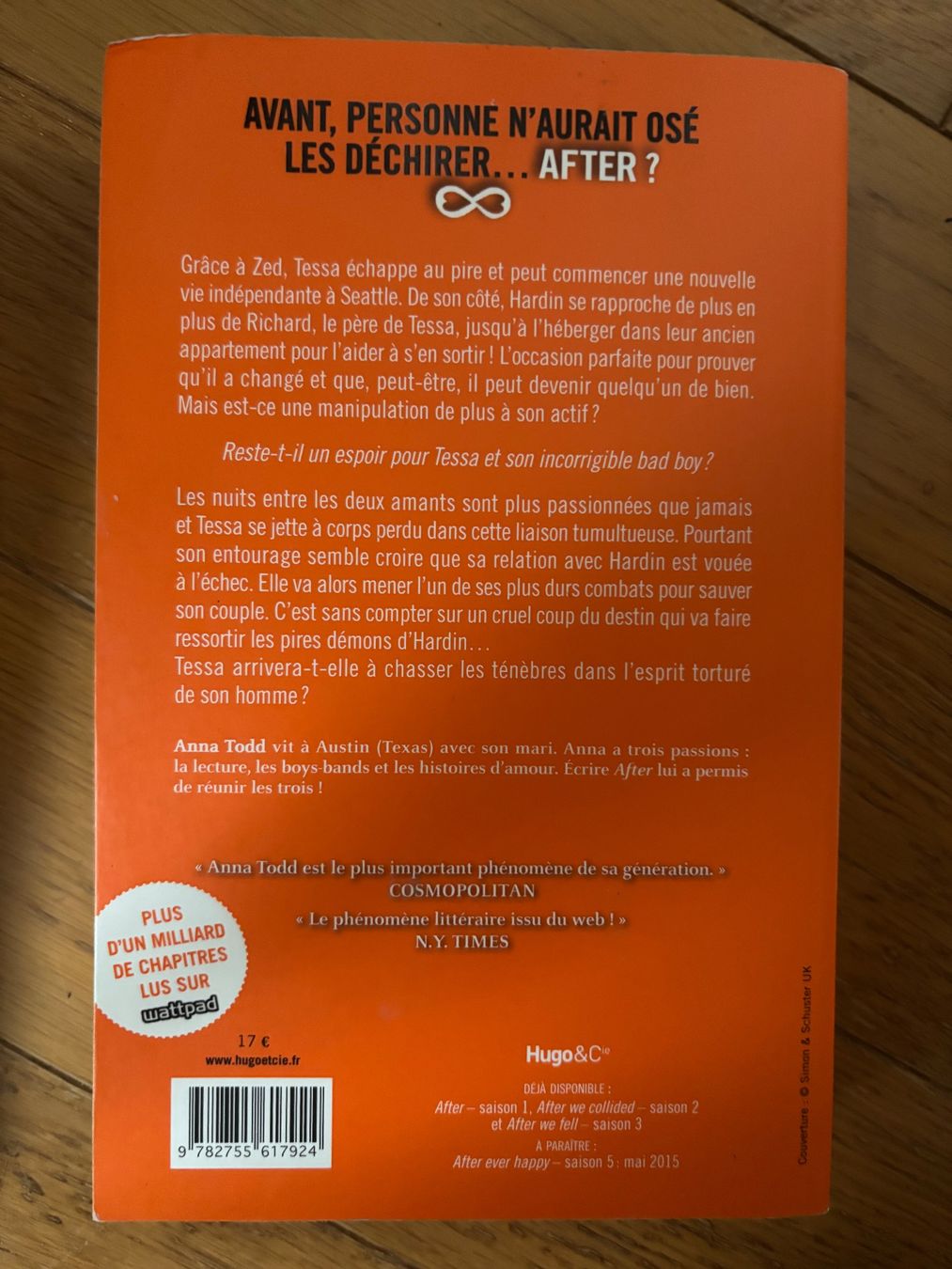 Bücher: After Tome 4 - Anna Todd – Gebraucht aus La Chaux-de-Fonds von lea_77ly 1