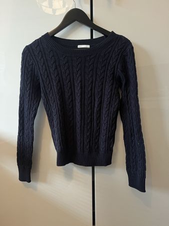Pull H&M bleu marine S