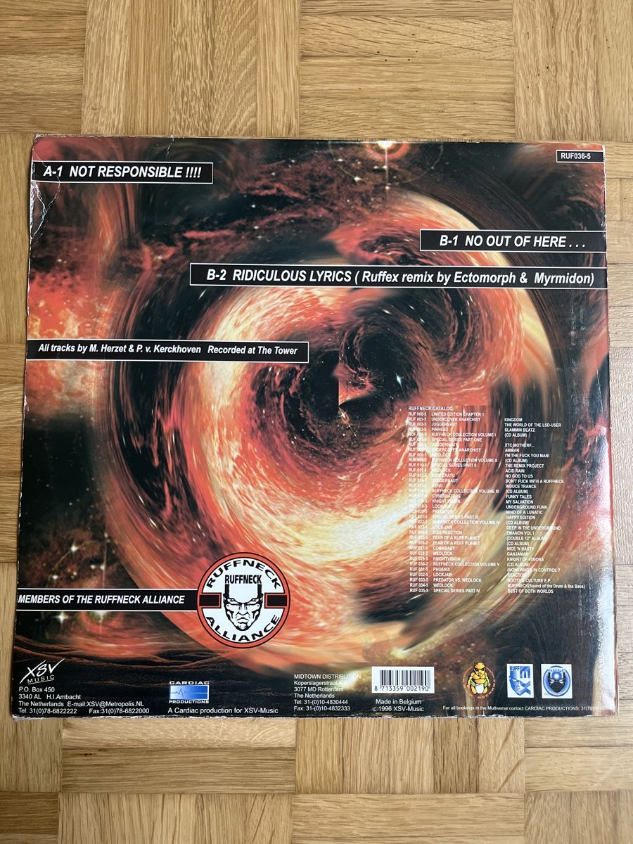 Dischi in vinile: Cybernators Hardcore / Gabber Vinyl – Usato da Wangen b. Olten venduto da break72 1