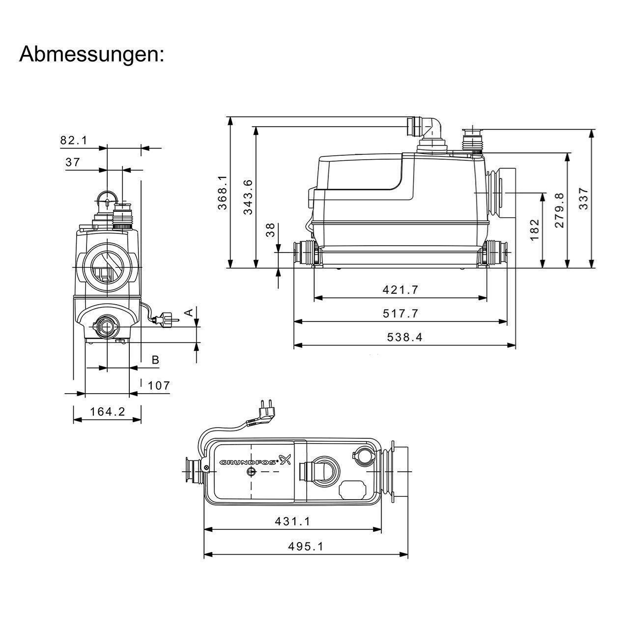 Armaturen: Grundfos Hebeanlage Sololift2 CWC-3 – Neu und originalverpackt aus Bottighofen von zaap 4
