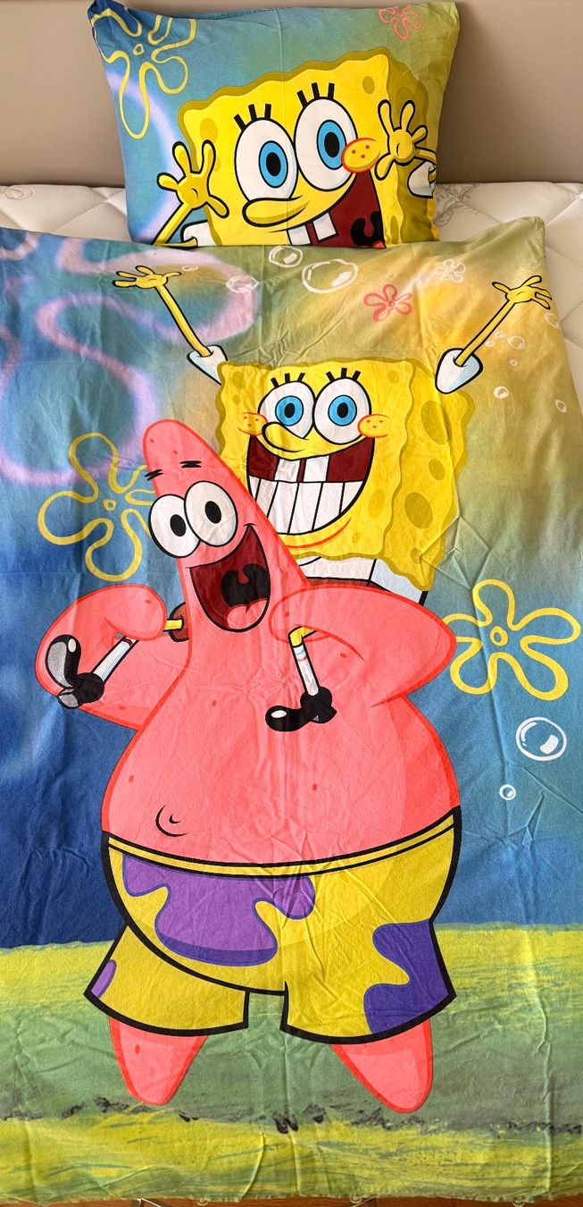 Coperte: SpongeBob Bettwäsche 160x210 – Usato da Champfèr venduto da csp.social