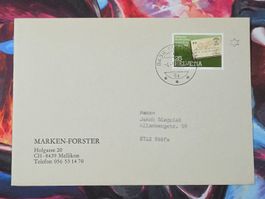 CL31 Enveloppe + Timbre Suisse 1984