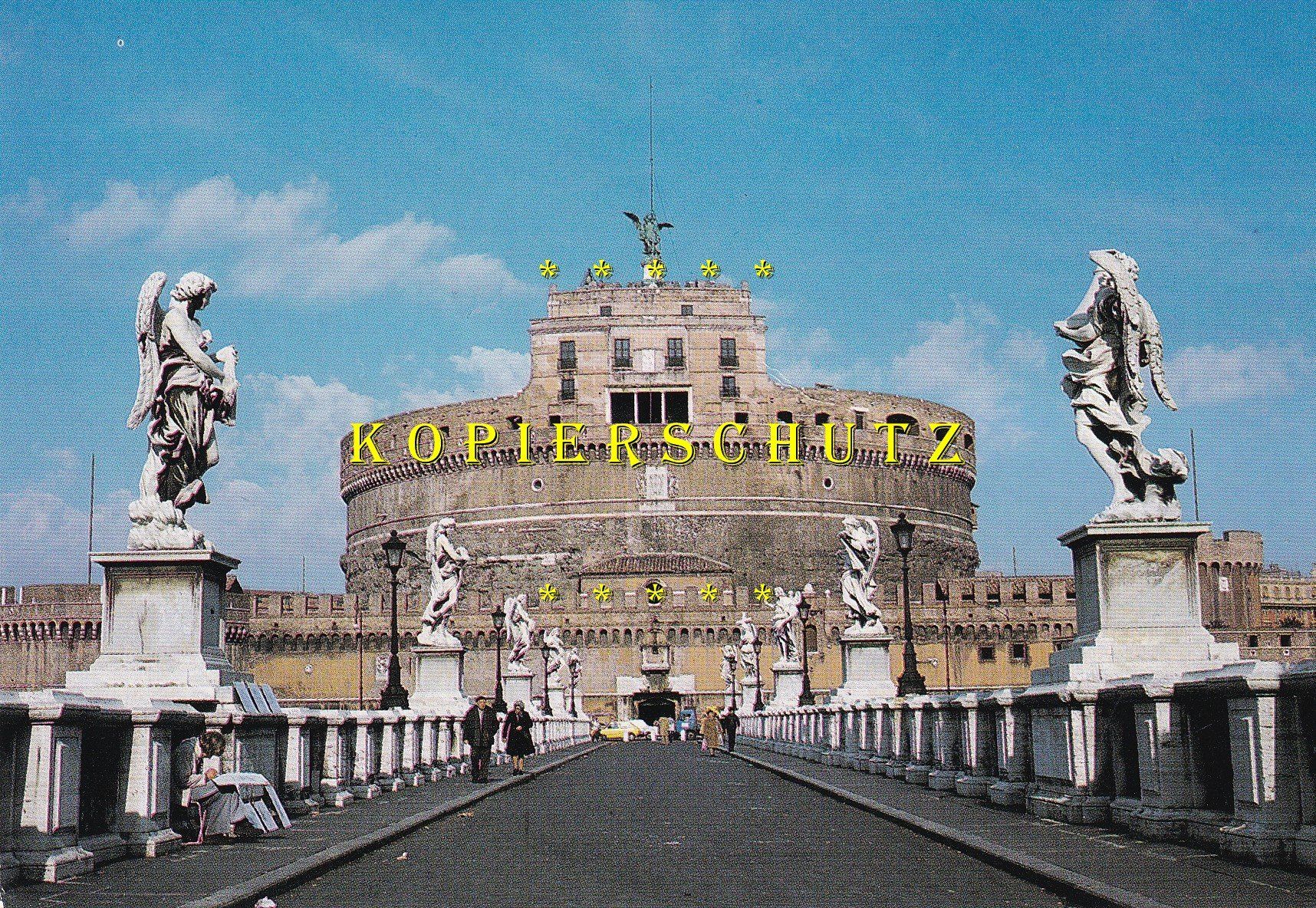Cartoline postali: Rom - Die Engelsburg /ay – Usato da Hombrechtikon venduto da Rudolf07