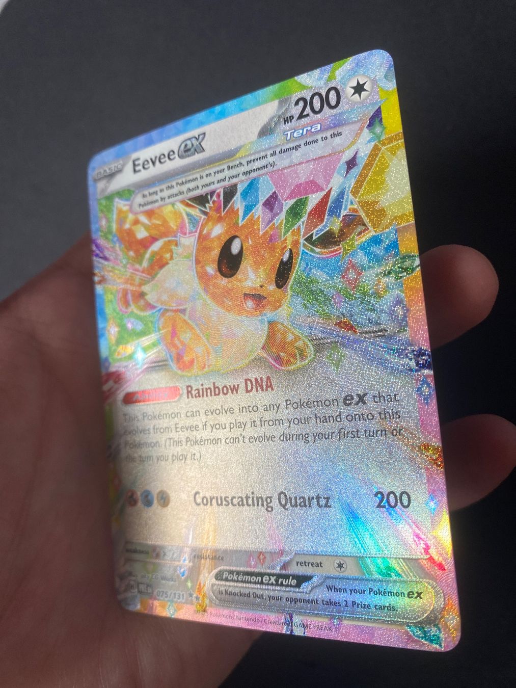 Pokémon Carte collezionabili: Eevee ex 75 - Evoli ex - Prismatic Evolutions - EN – Nuovo (secondo la descrizione) da Hausen AG venduto da Shrade 2