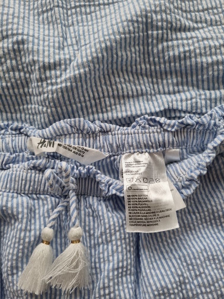 H&M Kleiderpakete & -sets: Ensemble H&M rayé bleu et blanc, taille 158/164 cm – Gebraucht aus Riddes von pierre-a-facettes 2