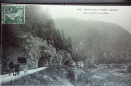 Route entre la rasse et biaufond au bord du doubs