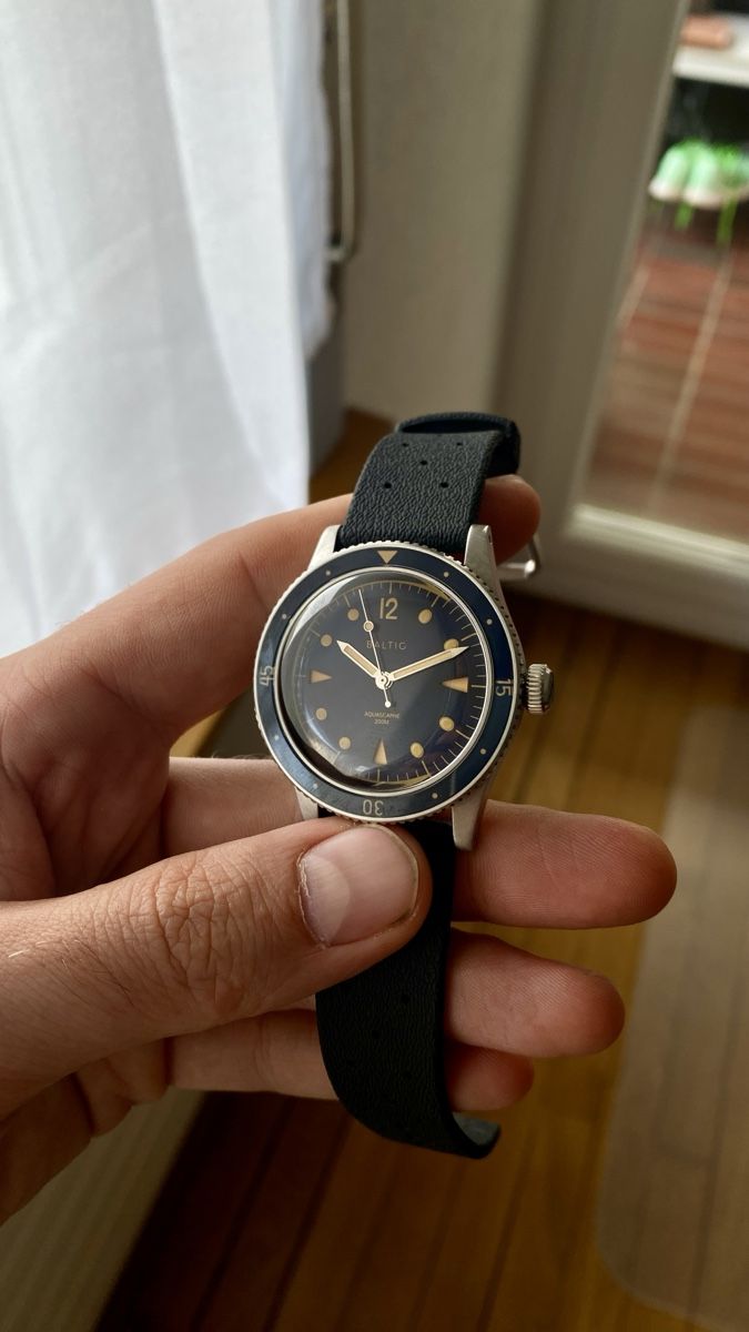 Baltic Orologi: Baltic AQUASCAPHE CLASSIC Blue Gilt 39mm – Usato da Oftringen venduto da timon1993 1