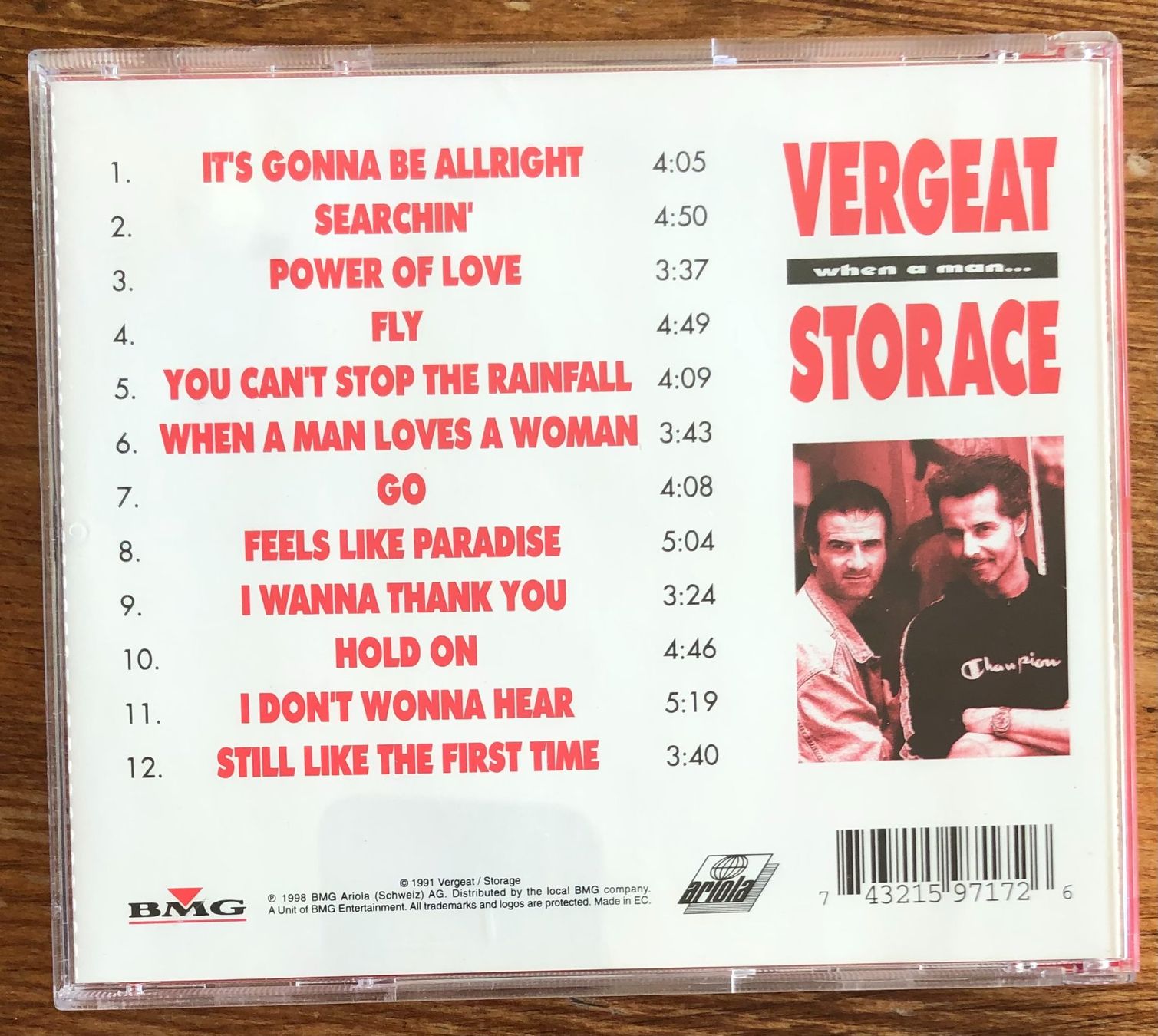 CDs: Vergeat / Storace – When A Man... CD, Krokus, Toad – Gebraucht aus Luzern von Schlafenicht00 1