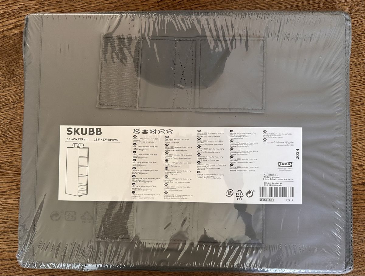 Ikea Garderobe: SKUBB Aufbewahrung mit 6 Fächern – Neu und originalverpackt aus Schwerzenbach von nev_8cqw