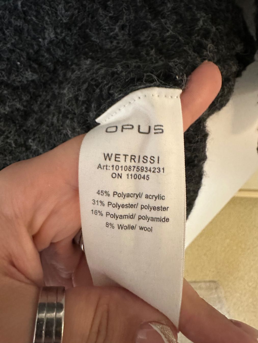 Opus Pulls & Sweat-shirts: OPUS Pullover Grau Gr. 38 – D'occasion à Schaan par Hermine2018 2