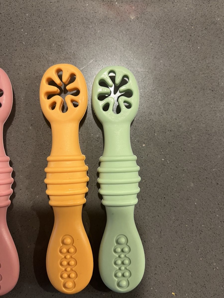 Pasti del neonato: Six baby weaning spoons Panda Ear – Nuovo (secondo la descrizione) da Zürich venduto da geo_vls6 2
