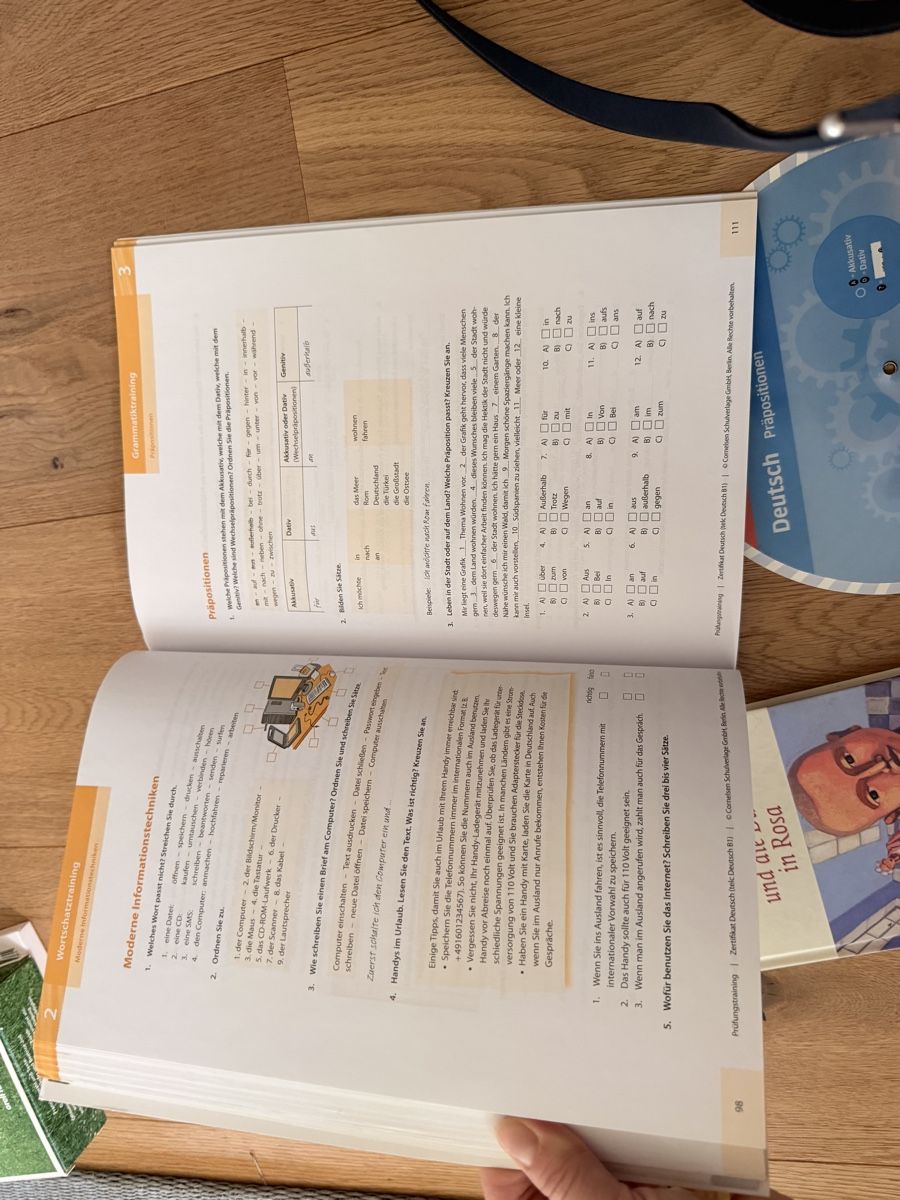 Libri: German B1 Exam Prep Bundle - Books and Audio CDs! 49 – Usato da Männedorf venduto da iza04 6