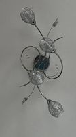 Moderne Deckenlampe Chrom mit Glas-Kugeln 