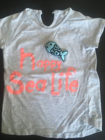 T-shirt mit Fisch Gr. 92