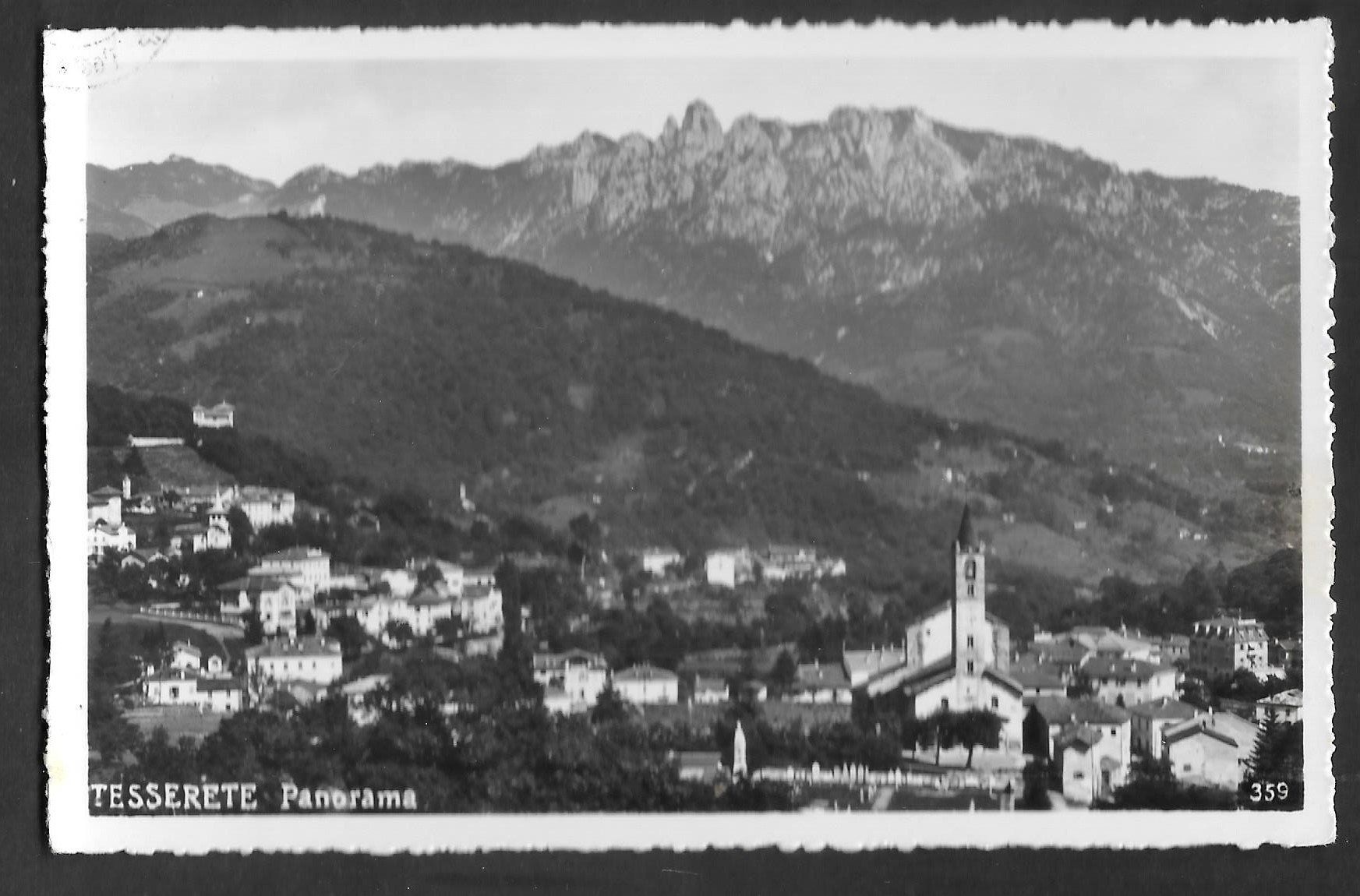 Cartoline postali: Tesserete Panorama generale Feldpoststempel – Usato da Olten venduto da clotaldi