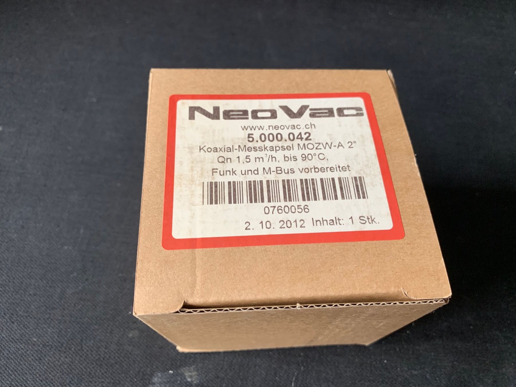 Misurare: Neovac Wasserzähler Koaxial Messkapsel Unterputz – Nuovo e nell'imballaggio originale da Wallisellen venduto da zappenduster 5