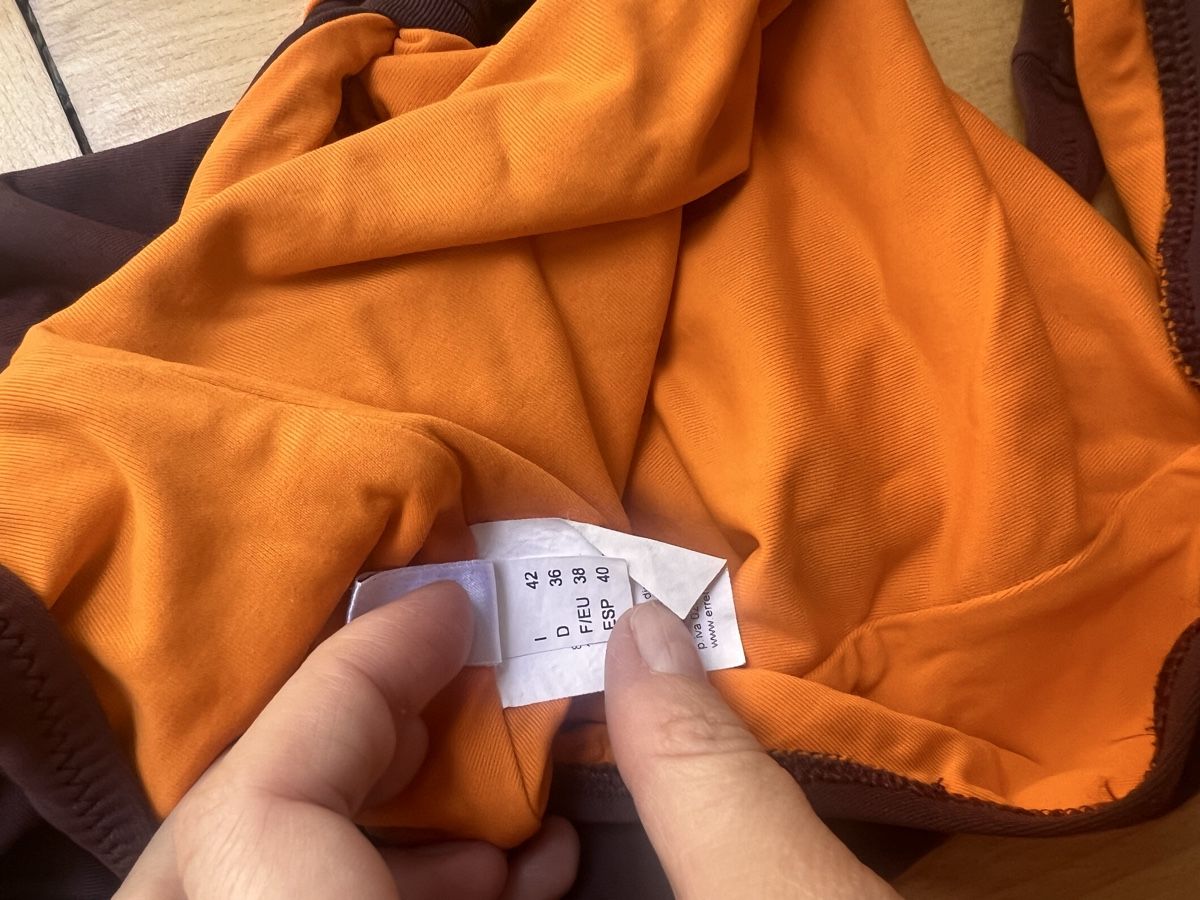 Costumi da bagno & Bikini: Badeanzug Braun-Orange Grösse 36 – Usato da Zürich venduto da romcam 3