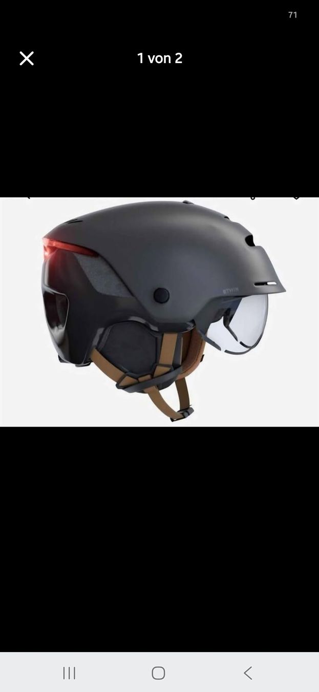Caschi & visiere: Fahrradhelm mit Visier – Usato da Neukirch (Egnach) venduto da kitemuus
