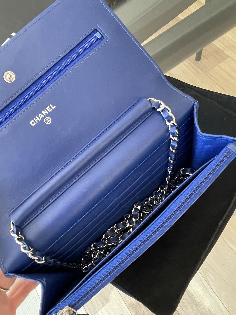 Chanel Taschen für Damen: Chanel Wallet on Chain WOC Blue Python – Gebraucht aus Cologny von fab_ez 3