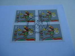 Marke Chasperli 2006, FDC Einzel + 4erblock, 2 Be