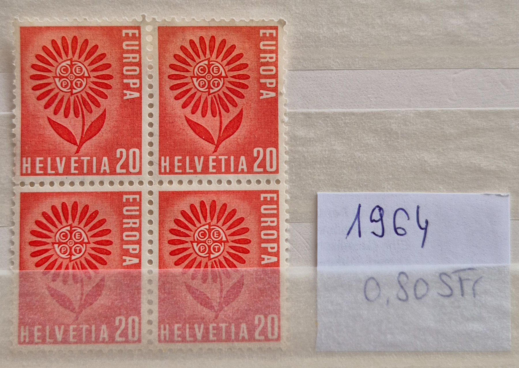 Tutti i francobolli: 4er Block 1964 postfrisch – Usato da Buus venduto da papillon098