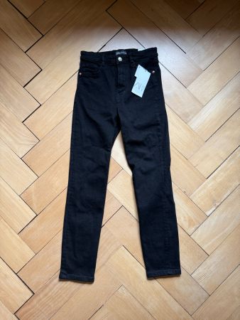 ZARA - High Waist Jeans schwarz NEU 36