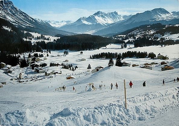 Ansichtskarten: VALBELLA-LENZERHEIDE Skilift – Gebraucht aus Jona von philajona