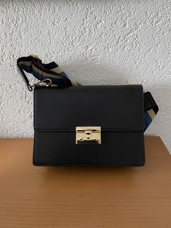 Seidenfelt Handtasche, schwarz, NEU -Top Zustand