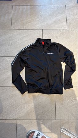 Schwarze Champion Trainingsjacke, Grösse S Top Zustand