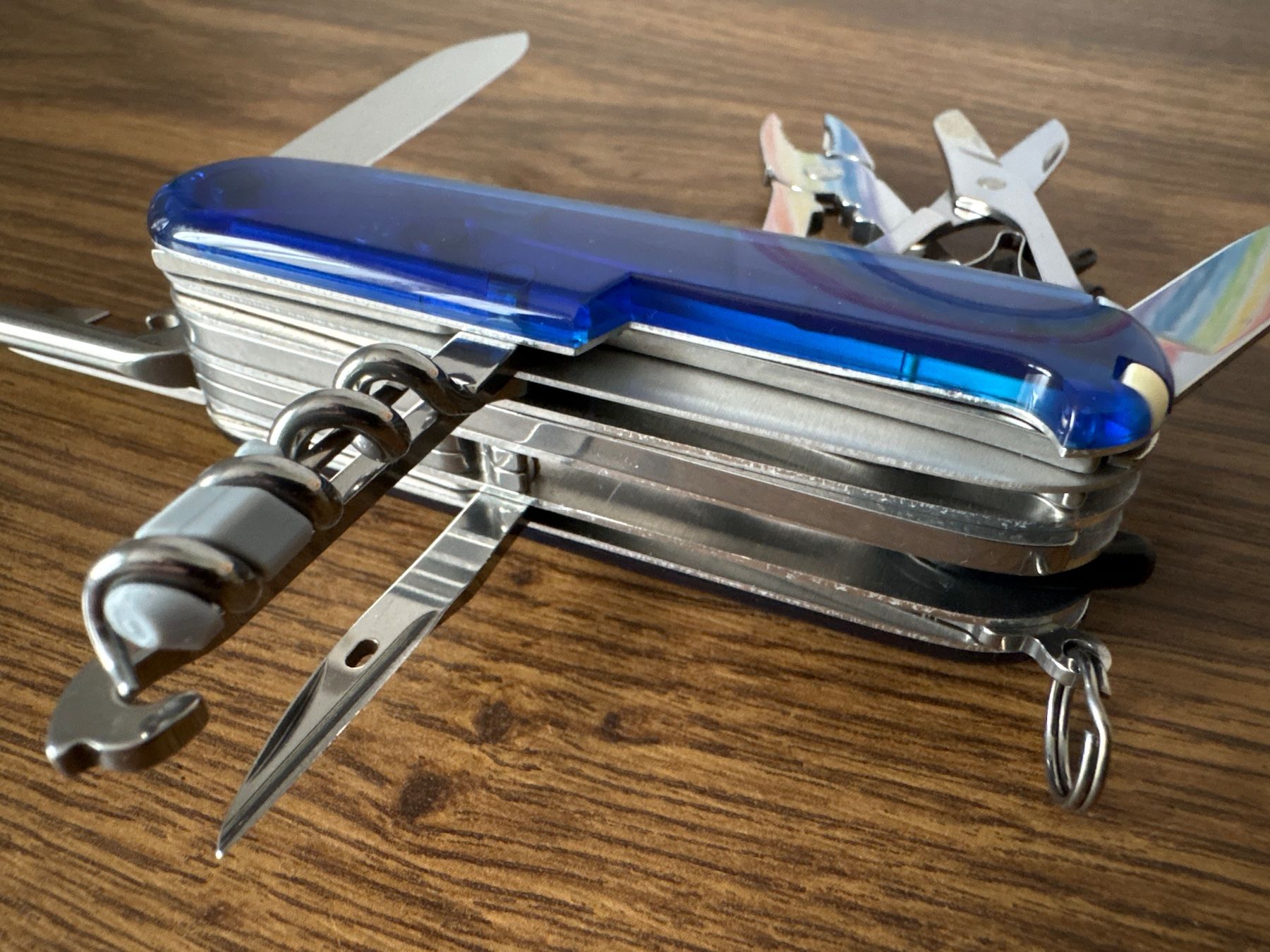 Victorinox Coltelli tascabile: VICTORINOX - Cyber Tool M blue trans - Sackmesser – Usato da Andwil SG venduto da Rainboli 7