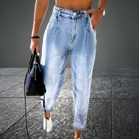 💙Lässiger Chic in Bewegung – Haremshose mit Stil! Gr. M🌿👖