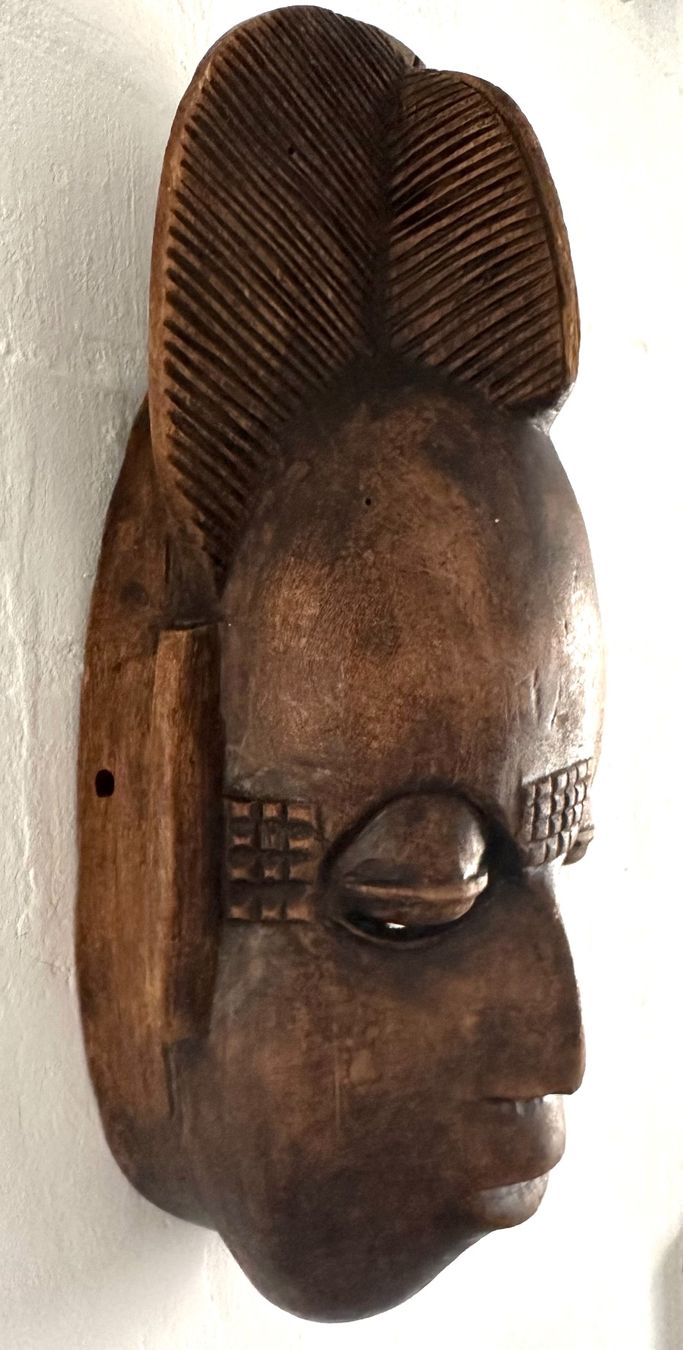 Internationale Kunst: 🔥 Masque Africain en bois sculpté /Afrikanische Holzmaske – Gebraucht aus Fribourg von Meta26 3