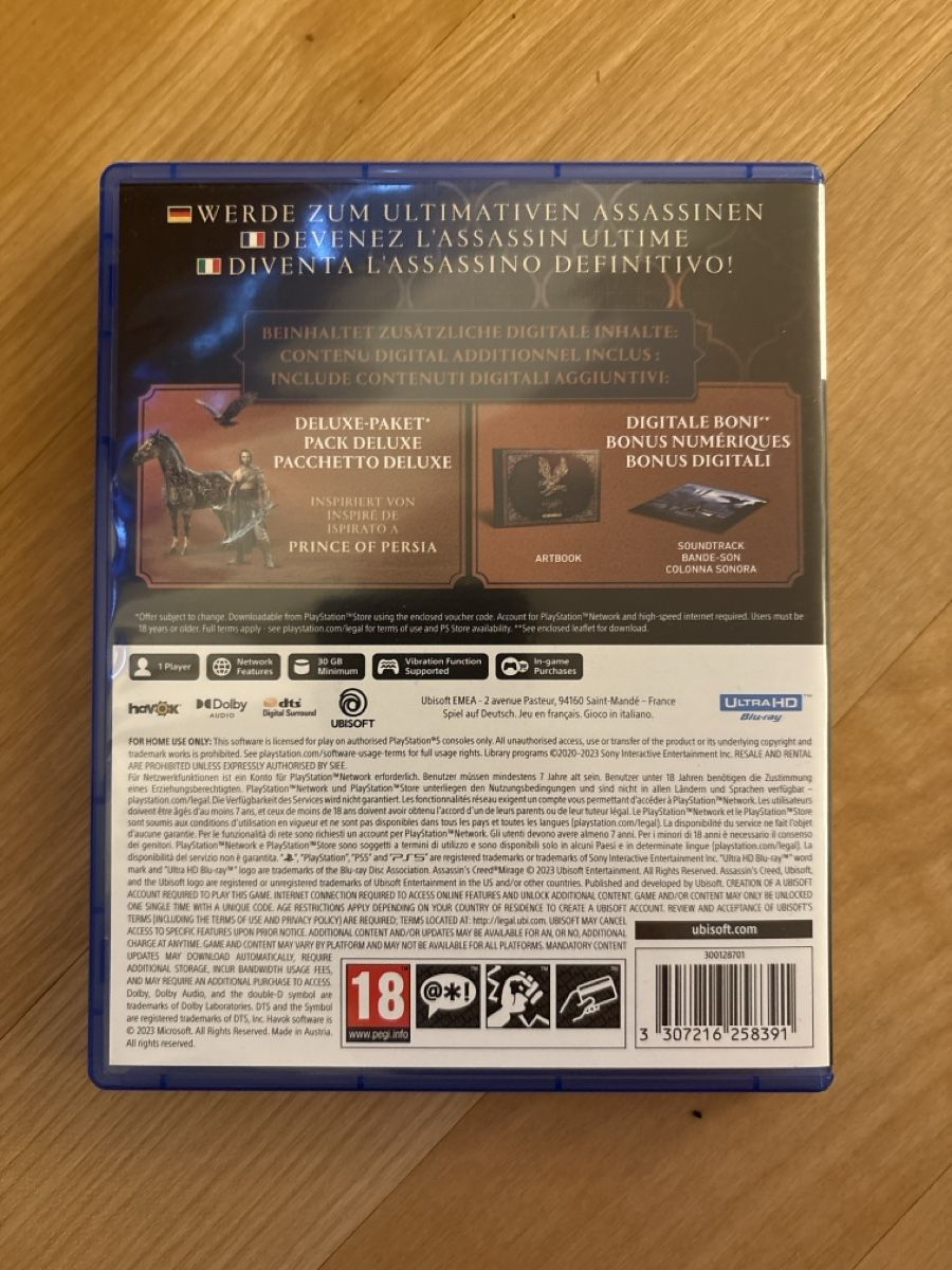 Sony Giochi: Assassin's Creed Mirage Deluxe Edition – Nuovo (secondo la descrizione) da Aarau venduto da greenbean 1