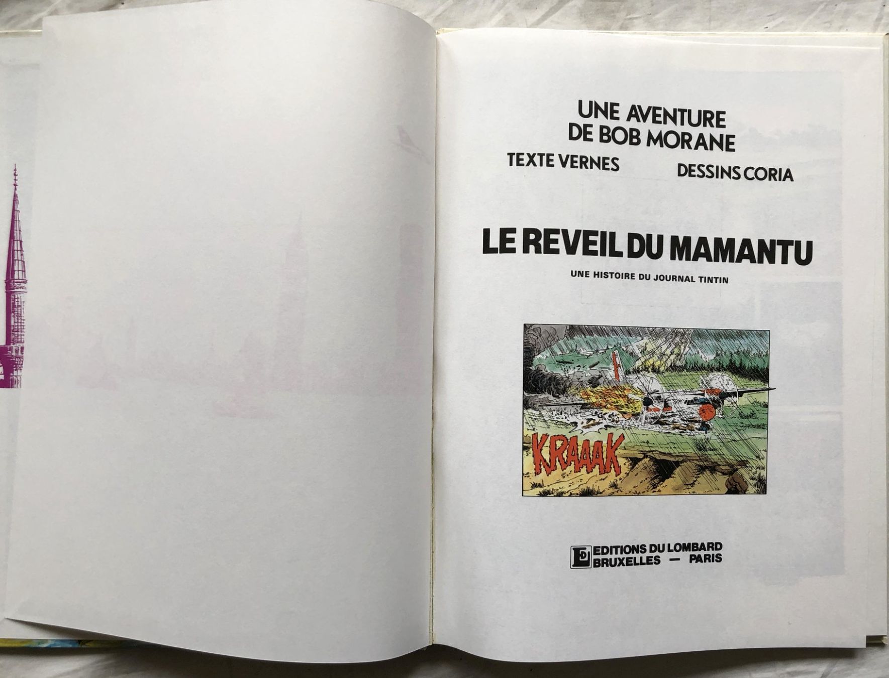 Fumetti: BOB MORANE - LE REVEIL DU MAMANTU - EO – Usato da Schaffhausen venduto da durruti 1