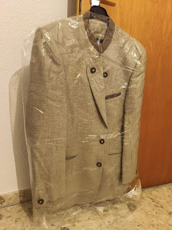 Walbusch Herren Sommer Sakko, Beige, Grösse 54, Neuwertig