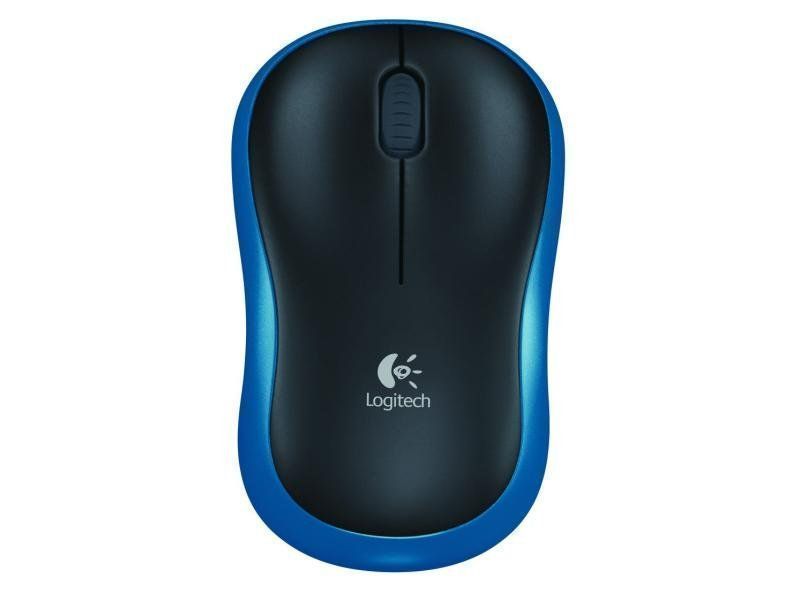 Logitech Mouse: Maus M185 kabellos Logitech schwarz/blau – Nuovo (secondo la descrizione) da Aadorf venduto da CitySun