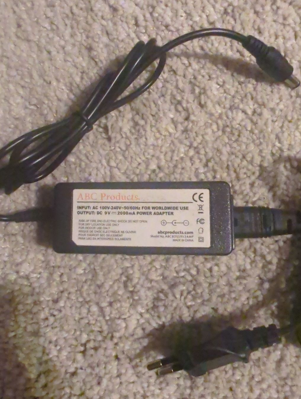 Cavi: Netzteil 9V 2000mA ABC Products – Usato da Winterthur venduto da joh_mj2t 1