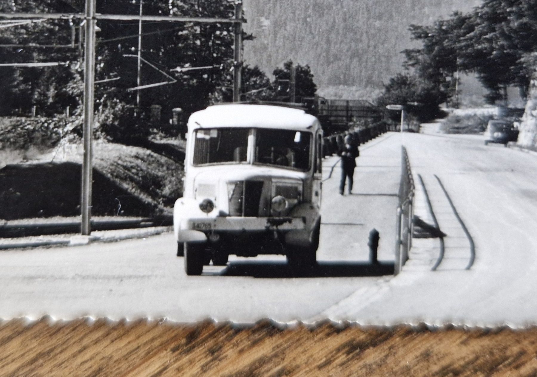 Ansichtskarten: Brünig Passhöhe, Oldtimer 1947 – Gebraucht aus Ebikon von Donar50 1