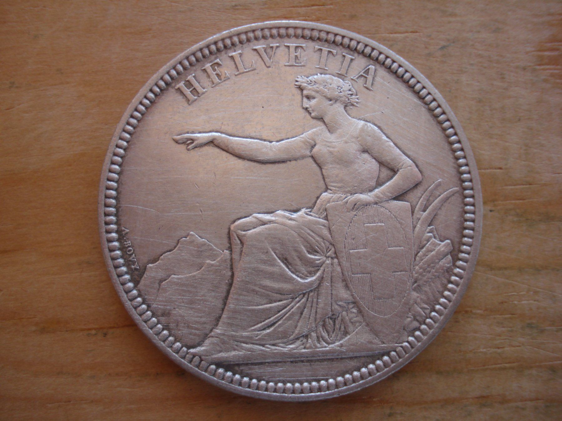 Alle Münzen: (C1) 5 Franken 1874 B VZ – Gebraucht aus Erlach von Net-Coins 1