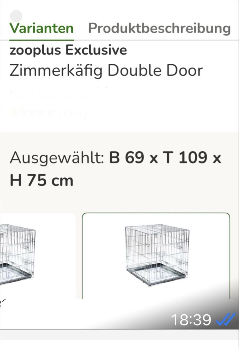 Trixie Gabbie, trasporto & Sicurezza: Hundekäfig – Nuovo (secondo la descrizione) da Hermrigen venduto da pepper015 1