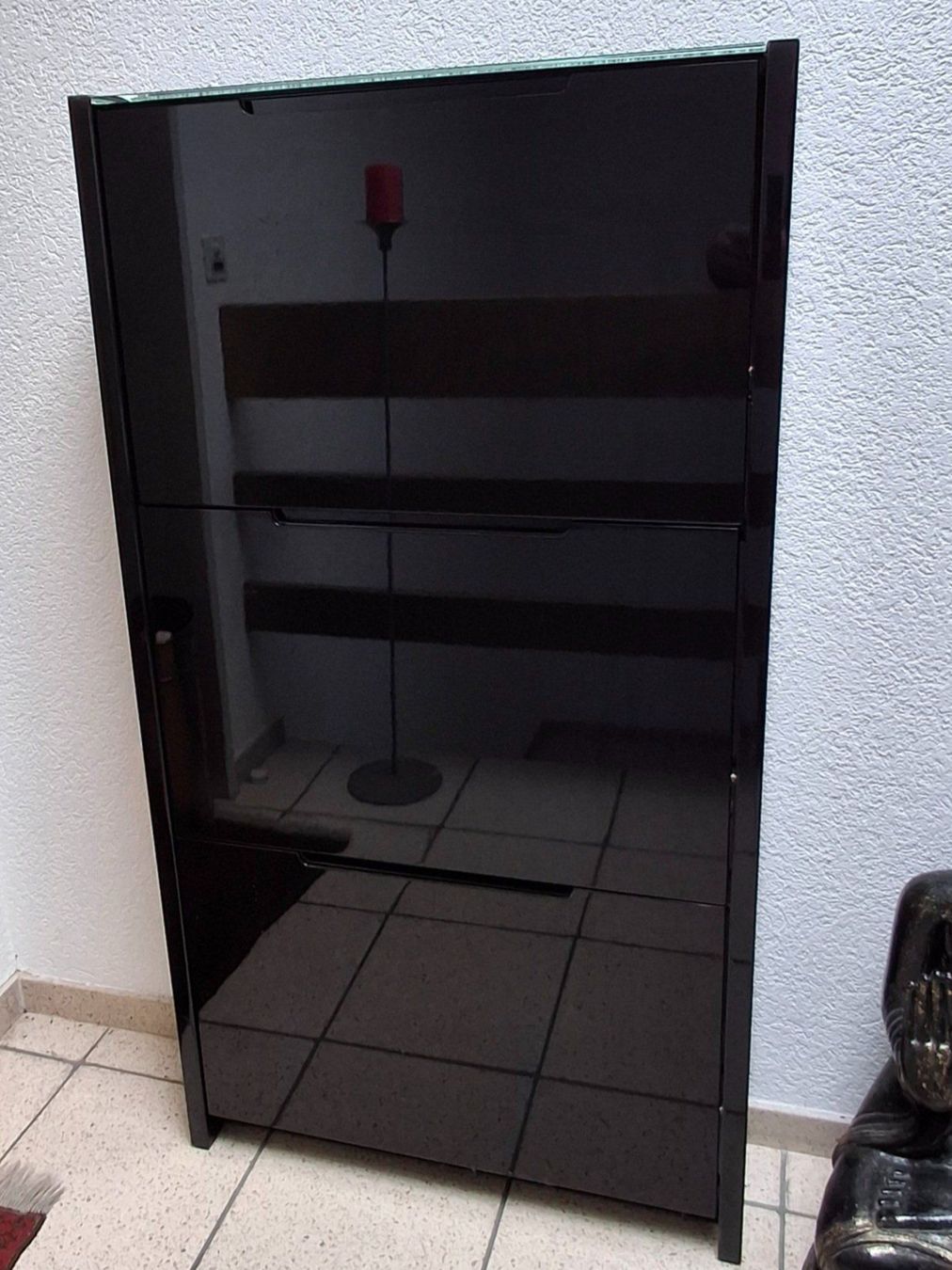 Autoribaltabili: Schuhkipper schwarz Hochglanz – Usato da Grossaffoltern venduto da Sanchi