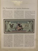 Kuriositäten auf Banknoten / Walt Disney