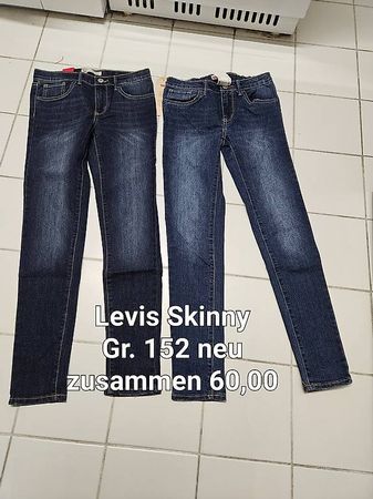 Levis Strauss Skinny Jeans Gr. 152 Neu! 2 Stück vorhanden