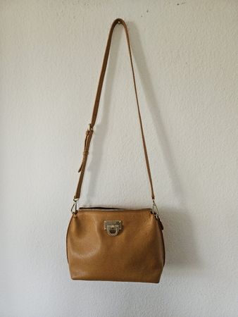 DKNY Handtasche, cognac-farbig, Leder