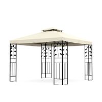 SHANA Gazebo 300x300cm Stahlrahmen, super für den Sommer!