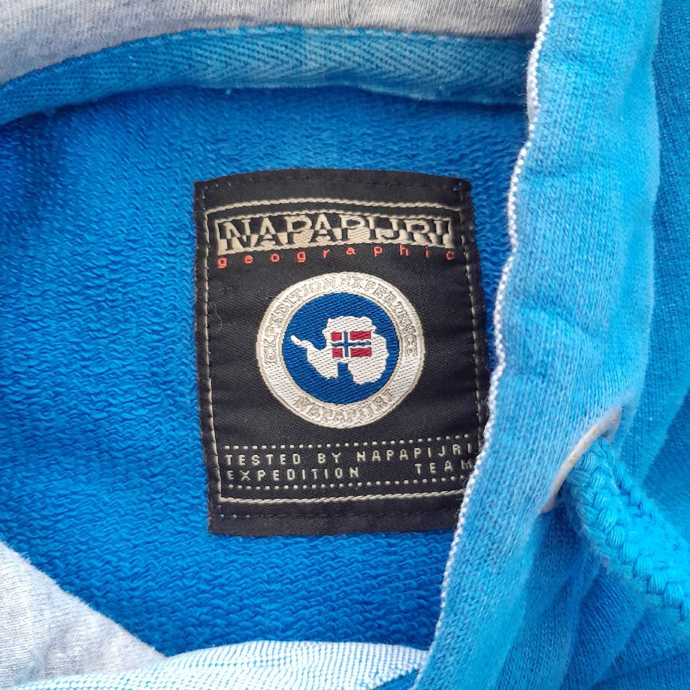 Napapijri Maglioni & Felpe: Pull Napapijri bleu ciel, taille M -vintage – Usato da Renens VD venduto da ser_j2fn 2